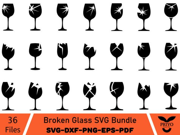 Broken Glass SVG Bundle