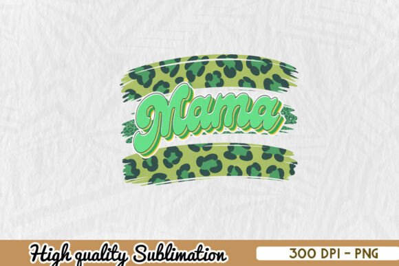Chic Mama Leopard Print Sublimation PNG