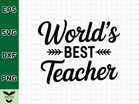World’s Best Teacher SVG